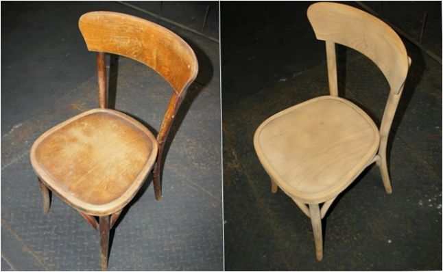 Restauration d'une chaise en bois