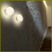 Sur la photo : le lustre Gregg de Foscarini