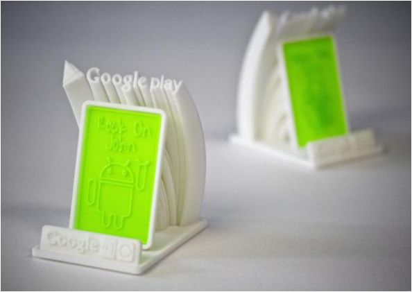 logo google play sur imprimante 3D