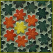 Mosaïque Petites fleurs de l'usine Sicis