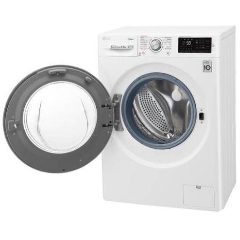 Lave-linge LG Steam F2M5WS4W - fonctions supplémentaires : pesée automatique, sélection de la vitesse d'essorage, gestion intelligente du linge, contrôle de l'équilibre, contrôle du niveau de mousse, départ différé, signal de fin de lavage, réglage de l'heure de fin de lavage