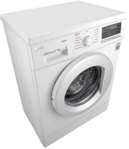 Lave-linge LG F1296CDS avec sèche-linge - charge : 6kg