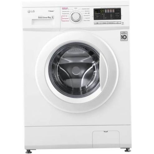 Lave-linge LG F1096SDS - fonctions supplémentaires : contrôle de la balance, départ différé, contrôle du niveau de mousse, sélection de la vitesse d'essorage, sélection de la température de lavage, contrôle intelligent du lavage