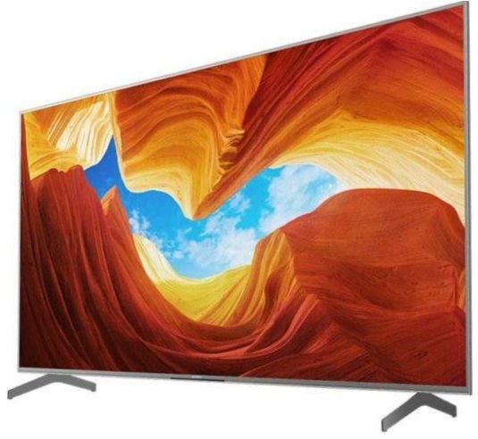 TV 65&quot ; Sony KD-65XH9077 LED, HDR, Triluminos (2020), argenté
