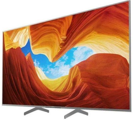 TV LED 65&quot ; Sony KD-65XH9077, HDR, Triluminos (2020), argenté
