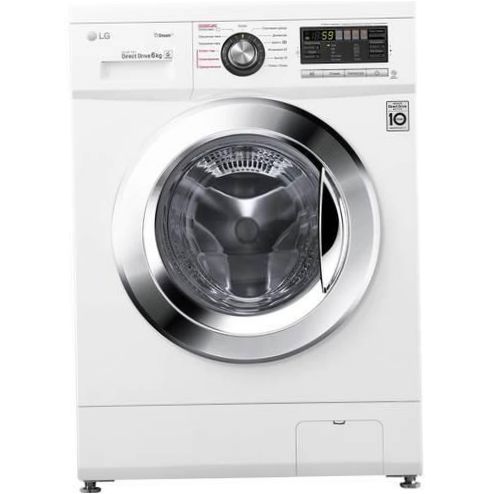 Lave-linge LG F1296NDS - fonctions supplémentaires : sélection de la vitesse d'essorage, sélection de la température de lavage, contrôle du lavage intelligent, contrôle de l'équilibre, contrôle du niveau de mousse, démarrage différé, lavage à bulles, signal de fin de lavage