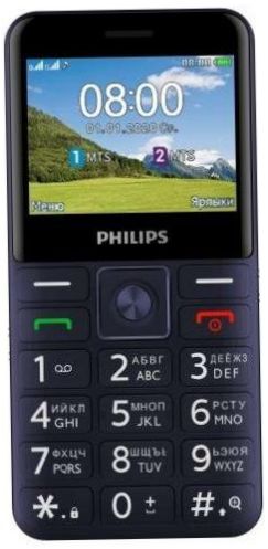 Philips Xenium E207, bleu