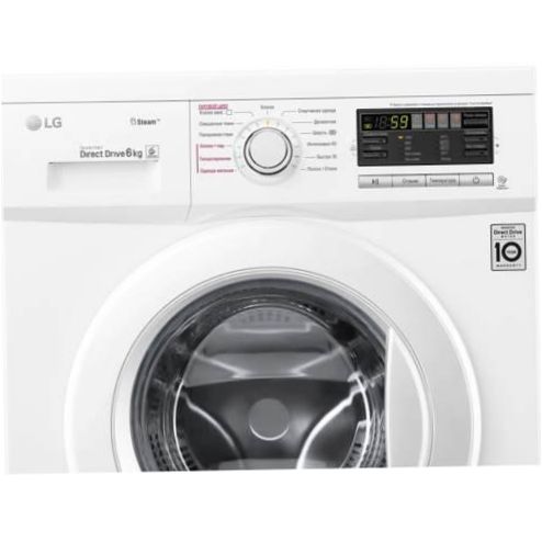 Lave-linge LG F1296NDS - linge à chargement par le haut : par la porte principale