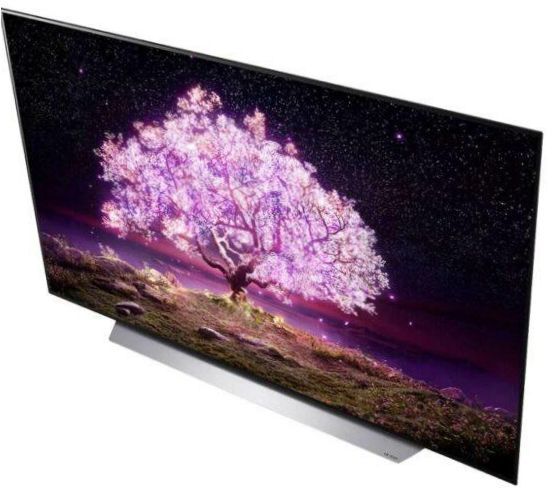 65&quot ; LG OLED65C1RLA OLED, HDR (2021) TV, blanc vanille