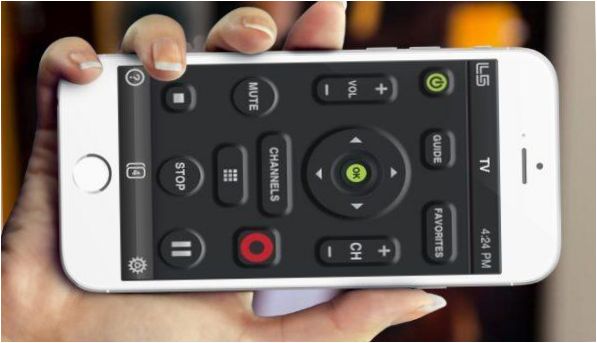 L'application TV Remote sur l'iPhone